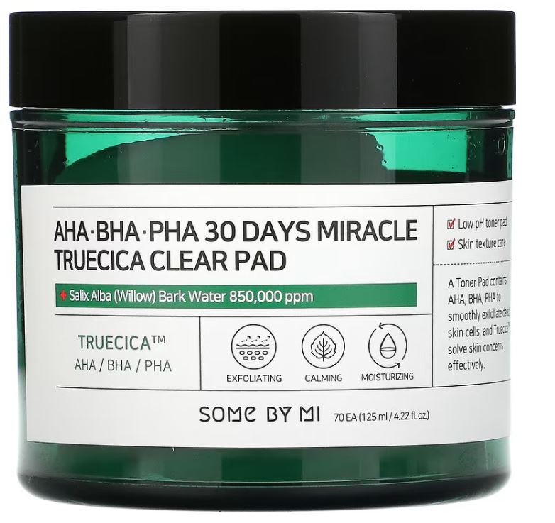 SOME BY MI - AHA, BHA, PHA 30 Days Miracle Truecica Clear Pad