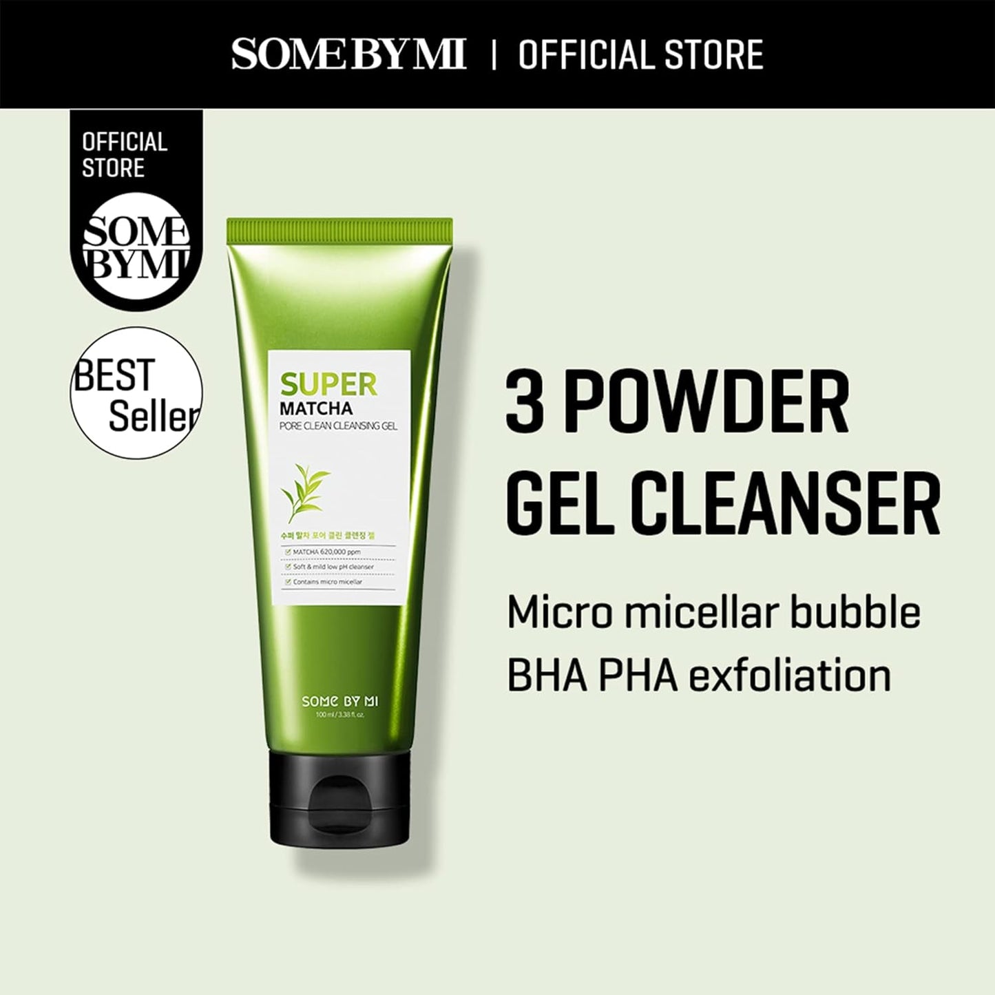 SOME BY MI - Super Matcha Pore Clean Cleansing Gel