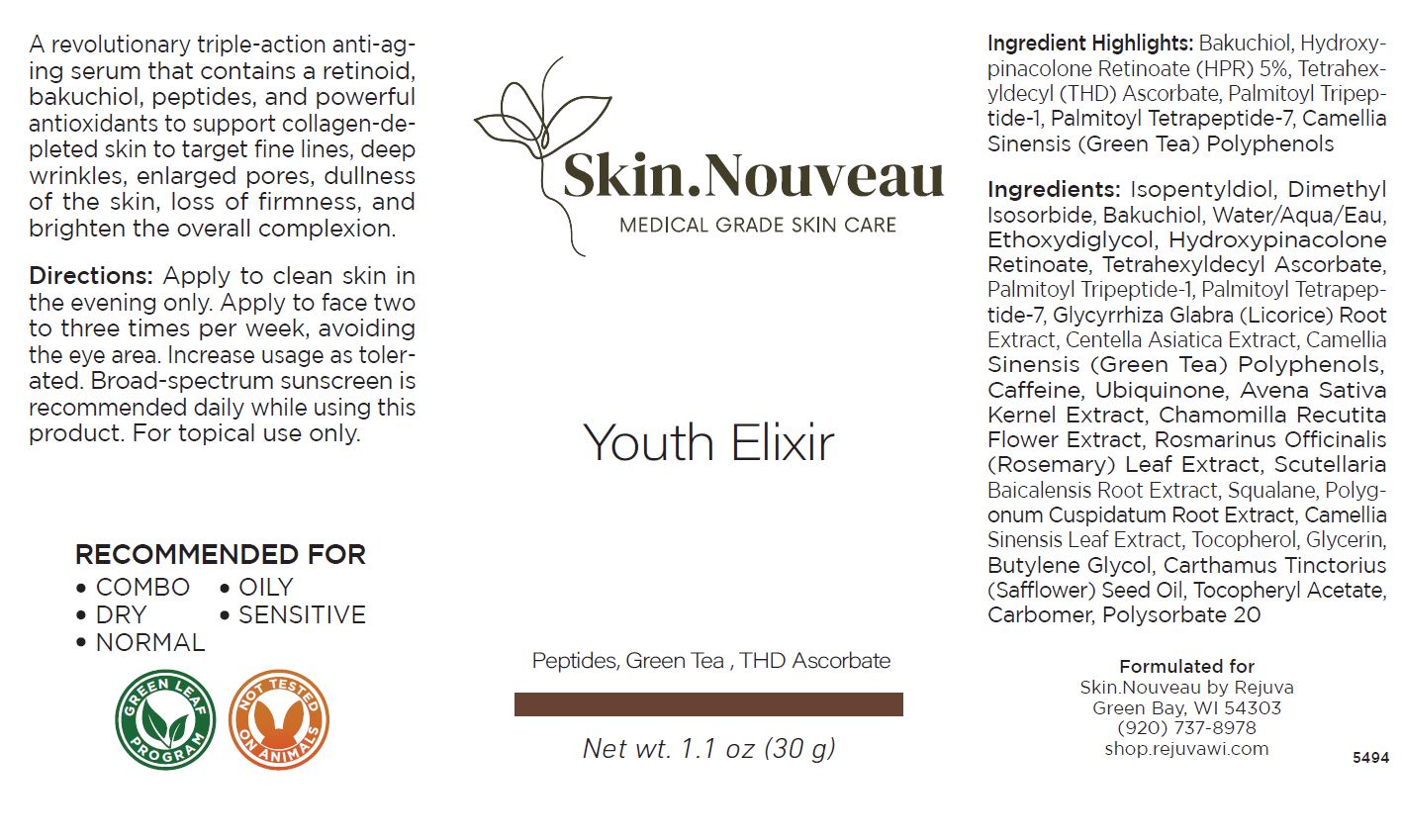 #Skin.NOUveau- Anti-Aging  SAMPLE SIZE .17 OZ